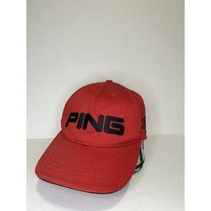 PING Hat Tisi Driver i3 Irons Black Fitted L/XL 100% Cotton Golf